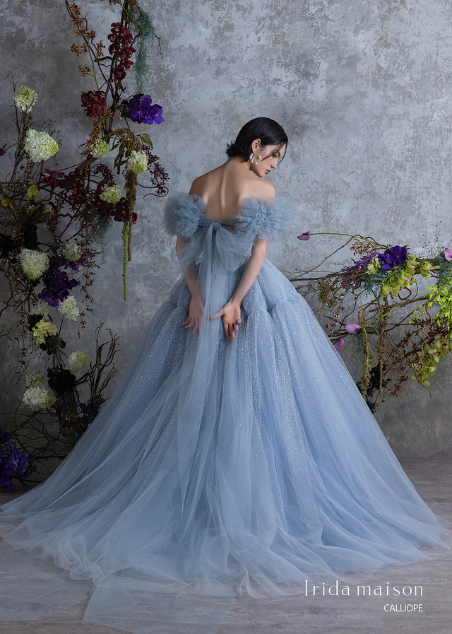 クラウディア｜「Irida maison（イリーダメゾン）」新作ウェディングドレス｜IM-0044_Blue