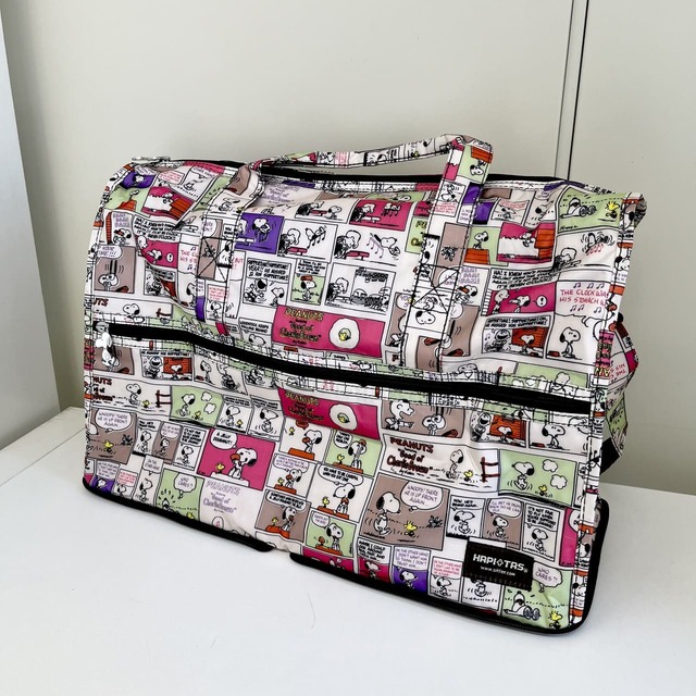 【スヌーピー】「折りたたみボストンバッグ M」￥5,280