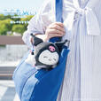 ここちぬい～ほっぺもちもち～　クロミ　バッグに付けて持ち運べます
