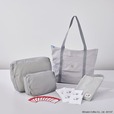 【カフェ レクセル】「軽量軽快旅具セット」15,000円(スタイリッシュなグレーカラー):キャリーオンバッグ(グレー)、オーガナイザーAIR(2サイズ・グレー)、カフェ レクセル10周年オリジナルバッグ(グレー)、アニバーサリーブレンド ドリップコーヒー7g×5パック、フリードリンクチケット10枚