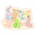 デコレーションマグネット 1,800円｜ダッフィー＆フレンズの「ウェア・スマイルズ・グロウ」グッズ｜東京ディズニーシー｜発売日：2024年7月1日（月）