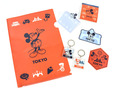 第1弾「東京 ver.」コレクションステッカー、クリアキーホルダー、クリアファイル、とびだすメモ