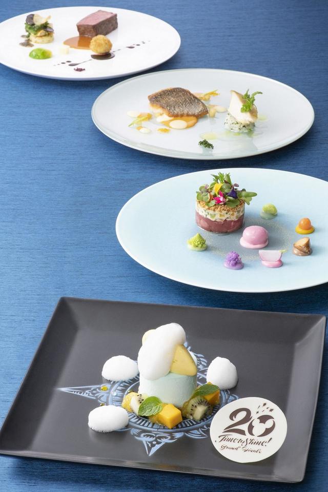 「オチェーアノ」“東京ディズニーシー20周年：タイム・トゥ・シャイン！” グランドフィナーレ・グルメディナーコース