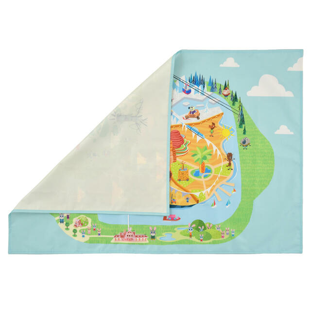 ズートピア レジャーシート (S) ポーチ入り デフォルメ Map Compact Picnic Sheet 1,500円