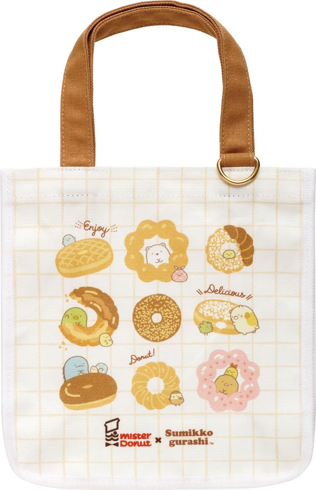 【ミスタードーナツ×すみっコぐらし】「ミニトートバッグ」2,640円
