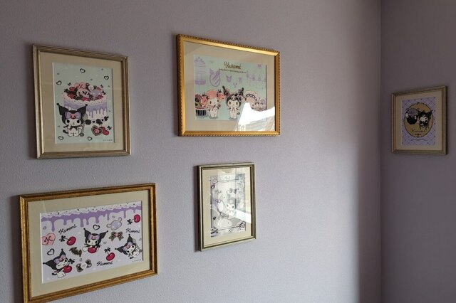 【東京ドームホテル】クロミルームの壁にはイラストが