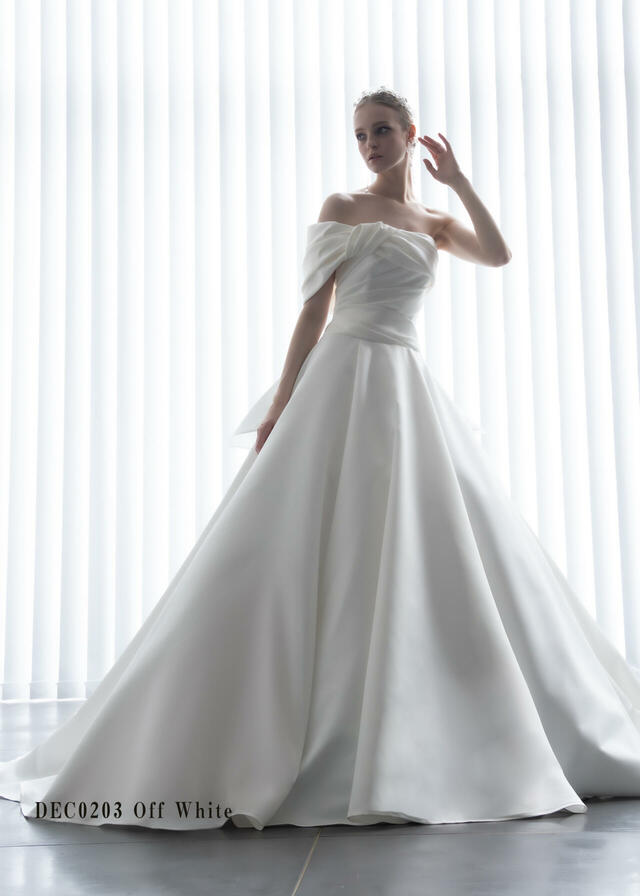 「Clef a decor-クレアデコール」新作ウェディングドレス DEC0203_Offwhite