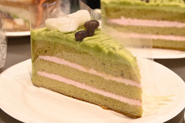 【ゴンチャ 原宿神宮前店】「宇治抹茶ショートケーキ」450円