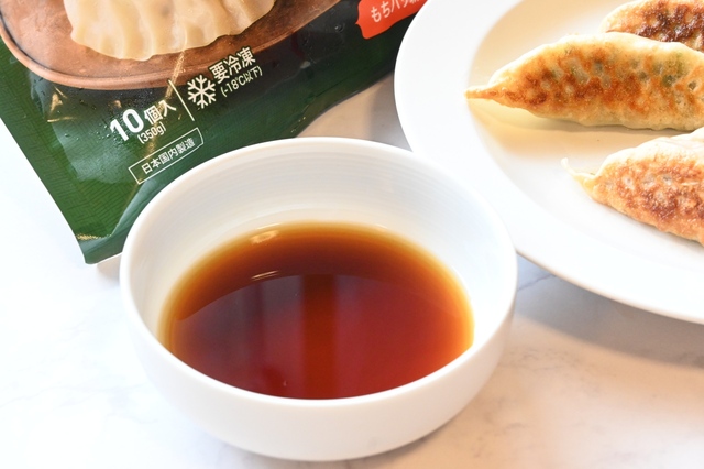 おすすめのたれは、しょうゆ小さじ4＋酢小さじ2