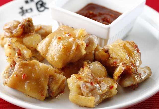 「おつまみ！豚足炙り～特製辛みそ～