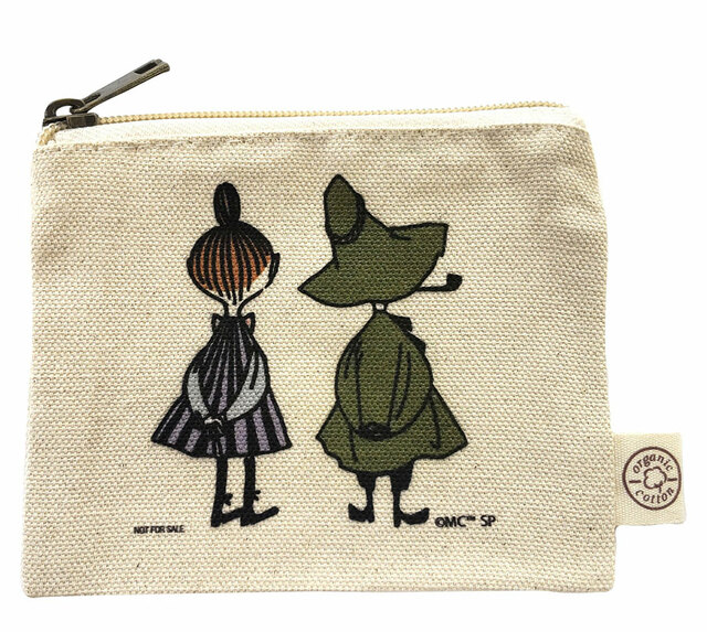 【MOOMIN POP UP STORE 大丸福岡天神店】ノベルティ：ミニポーチ（8/16（土）より配布。会場にて税込3,300円以上の方対象。数量限定50枚）