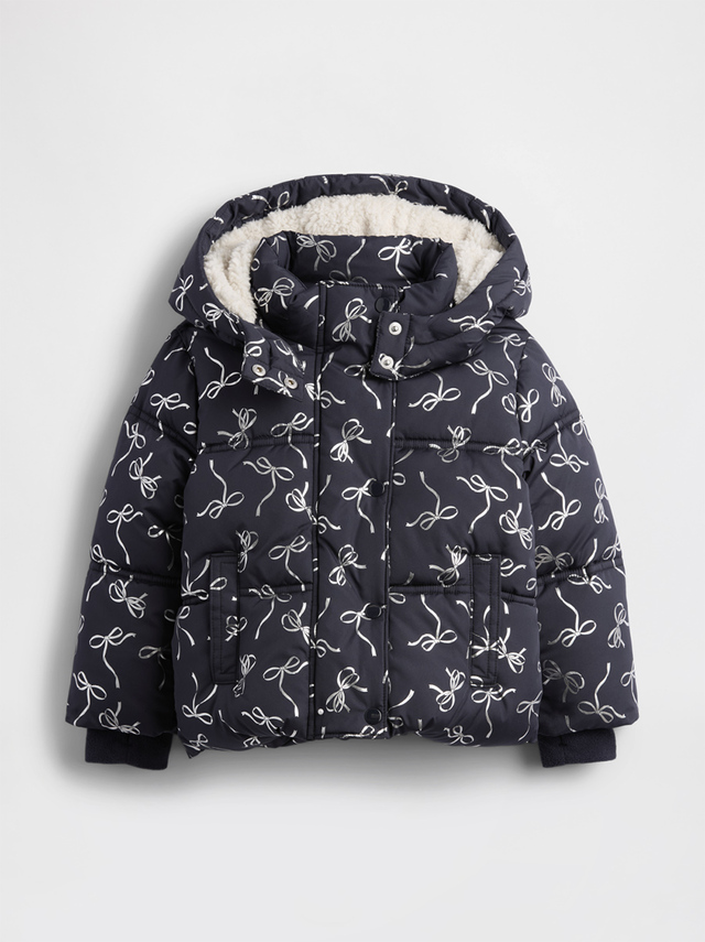 【Gap 2025ブラックフライデーイベント】トドラーガールズ あったかパファージャケット(税込13,900円)※80~110cm展開