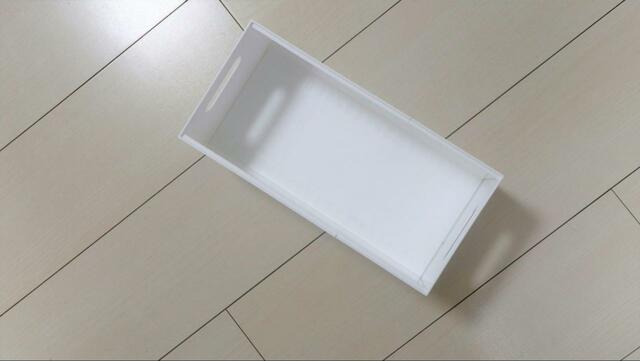 【ニトリ クラネ ロータイプ奥行伸縮】よくある収納ケースに見えますが、実は伸縮可能！