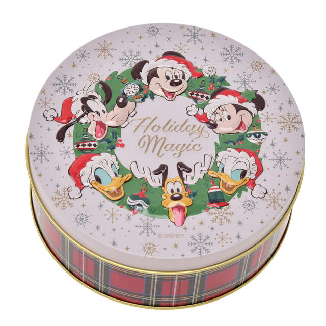 ミッキー＆フレンズ クランチチョコレート 缶入り エンボス DISNEY CHRISTMAS 1,400円