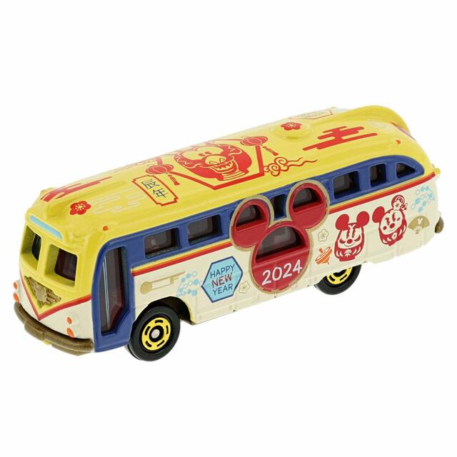 ディズニー・ビークル・コレクション〈トミカ〉 1,500円｜お正月スペシャルグッズ｜東京ディズニーリゾート40周年“ドリームゴーラウンド”｜発売日：2023年12月1日（金）｜販売店舗：東京ディズニーランド「ディズニー＆カンパニー」、東京ディズニーシー「エンポーリオ」