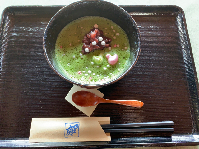 お抹茶ぜんざい（900円）