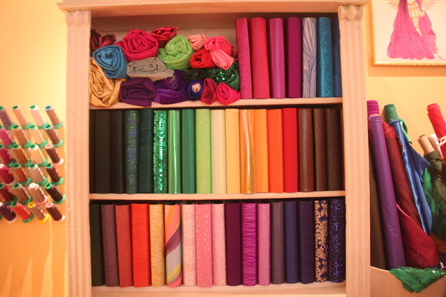 D23 Expo Japan 2015 - 東京ディズニーリゾート特別展示 - コスチューム制作過程 生地