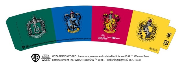 「シール付きスリーブデザイン」【サーティワン×ハリー・ポッターコラボキャンペーン】