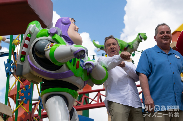 ディズニー・ハリウッド・スタジオ「トイ・ストーリー・ランド」竣工式