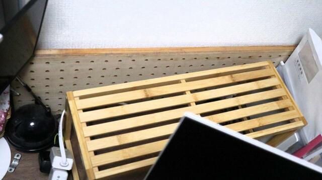 【無印良品 竹材フリーラック1段】サイズは幅50×奥行18×高さ21cm