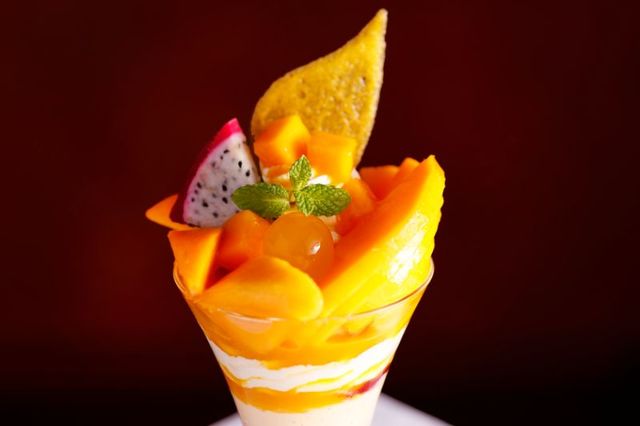 沖縄県 宮古島産 キーツマンゴーのパフェ