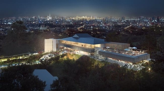 【よみうりランド】花景の湯の外観イメージ(夜景)