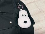 かわいいスヌーピーのお顔チャーム付き！
