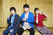 (左から)阪口大助、杉田智和、釘宮理恵