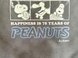 「PEANUTS」生誕75周年の記念のデザイン♪