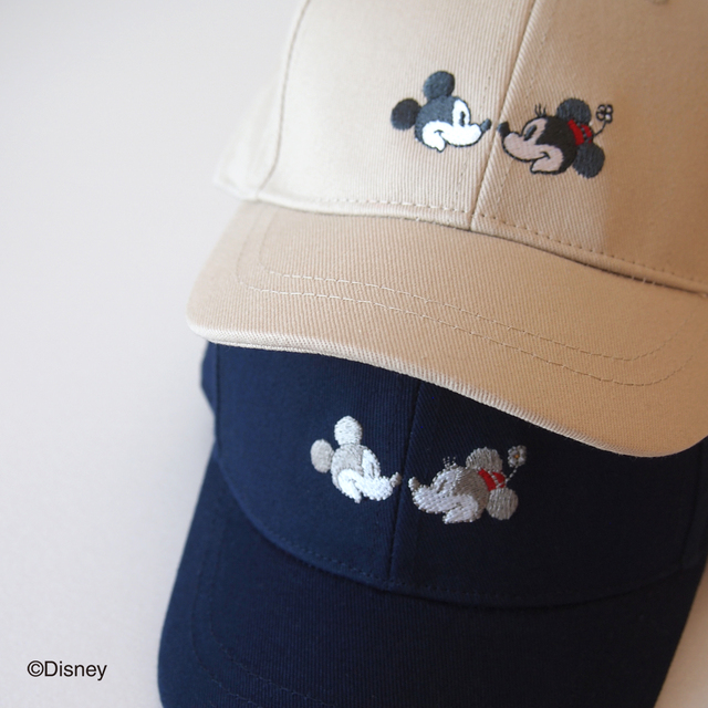 ミッキー＆ミニー / 刺繍キャップ
