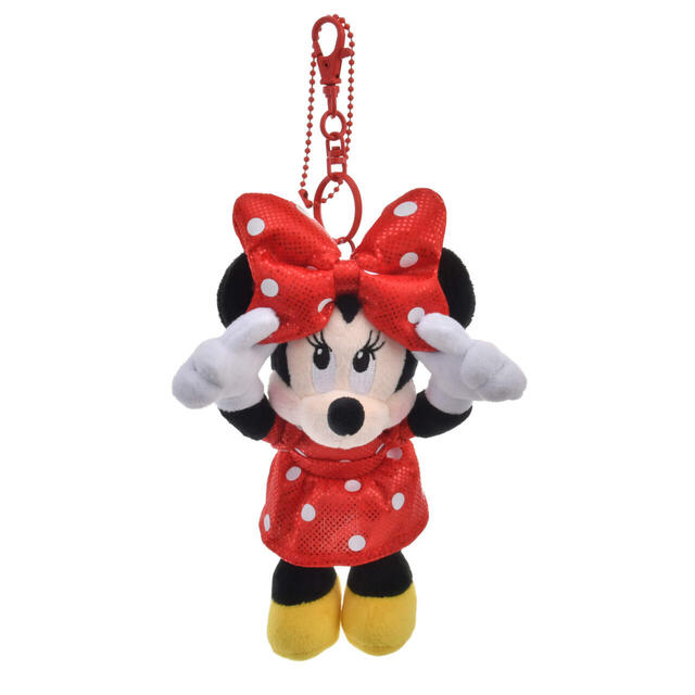 ミニー ぬいぐるみキーホルダー・キーチェーン MINNIE’S DOT RIBBON 2,400円