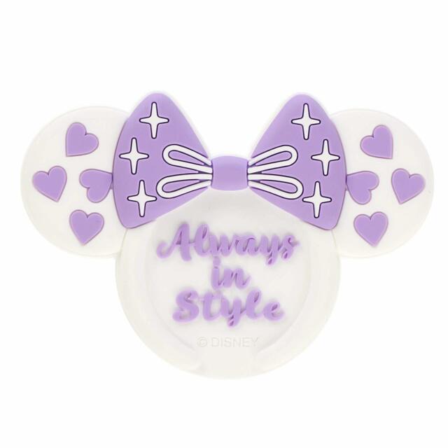 スマートフォングリップ 1,800円|サイズ:縦約6×横約8cm|東京ディズニーリゾート くすみパステルのカチューシャ柄グッズ|販売店舗:東京ディズニーランド「ビレッジショップス」、東京ディズニーシー「エンポーリオ」|発売日:2023年7月6日(木)