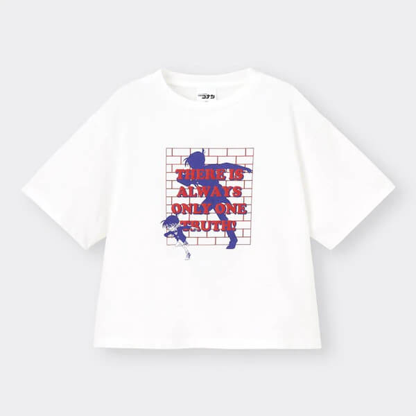 【GU】グラフィックT(半袖) Detective Conan 1(名探偵コナン)(江戸川コナン)(工藤新一)／¥990