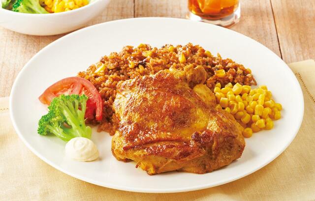 【ジョナサンのグランドメニュー売れ筋ランキング 1位】「タンドリーチキン＆メキシカンピラフ」1,209円（税込）