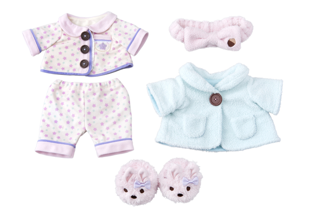 コスチュームセット（ステラ・ルー）¥4,800 ※セット内容：パジャマ、アウター、ヘアバンド、スリッパ｜東京ディズニーシー「ダッフィーのオータムスリープオーバー」スペシャルグッズ（2018年8月23日発売）