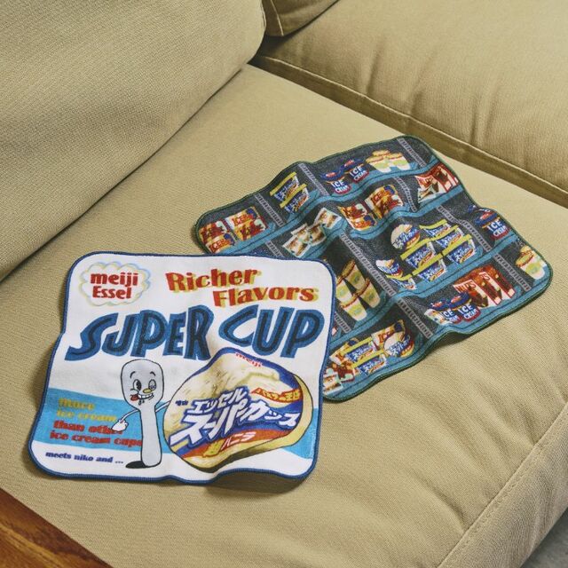 タオルハンカチ＜¥990（税込）＞【niko and ... ×「明治 エッセル スーパーカップ」コラボレーション】