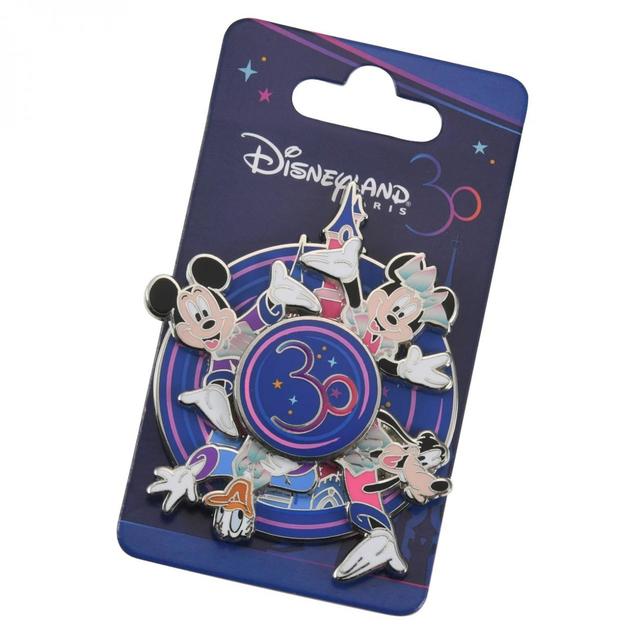 ミッキー＆フレンズ ピンバッジ スピン Disneyland Paris 30th Family 1,870円