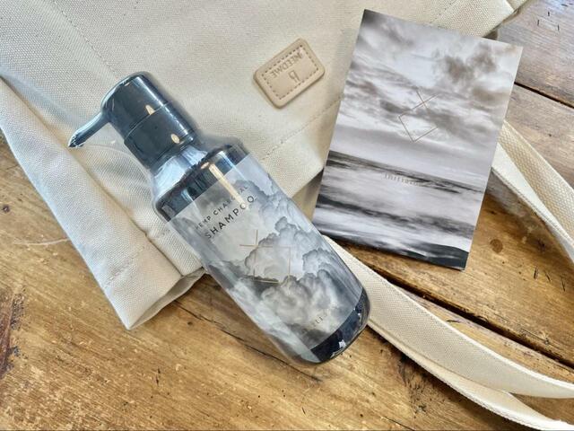 【initiator HEMP CHARCOAL SHAMPOO】ボトルもおしゃれ！