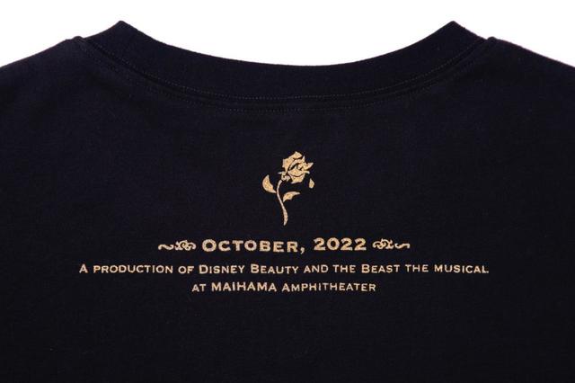レディスロングTシャツ 4,200円|サイズ:W510㎜×H680㎜|劇団四季 ディズニーミュージカル『美女と野獣』東京ディズニーリゾート内舞浜アンフィシアター公演オリジナルグッズ