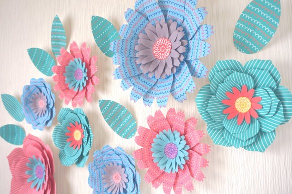 紙あそび製作所ペパル：ウォールガーデン・キュート