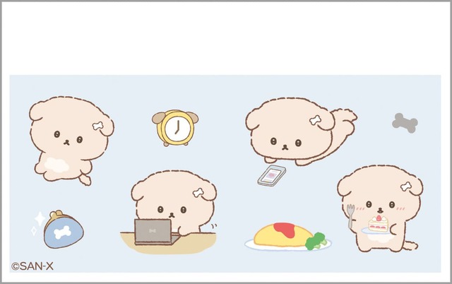 【サンエックス新商品】「マイナンバーカードクリアケース」418円／いしよわちゃん　うら