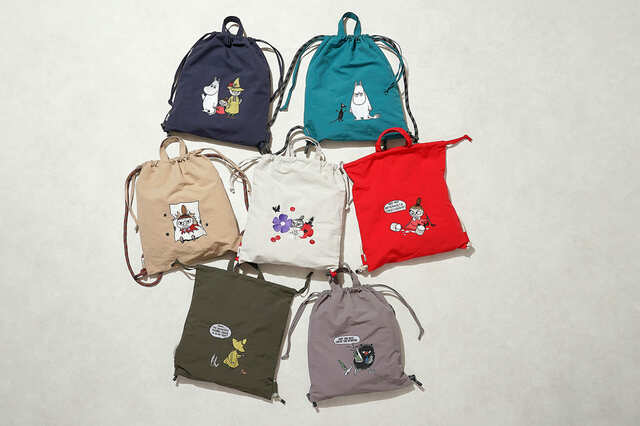 【ムーミン「2wayナップサック」】原作コミックの世界観をそのまま閉じ込めたような豊かなアート性