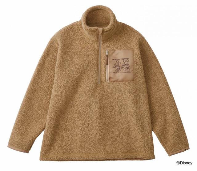 HALF ZIP JACKET / DISNEY MICKEY MOUSE