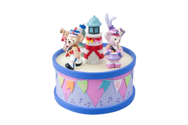 オルゴール ¥5,900 ※直径約12 × 高さ約13cm 曲名／マイ・フレンド・ダッフィー｜東京ディズニーリゾート35周年「ダッフィー＆フレンズのハッピーマーチングファン」スペシャルグッズ