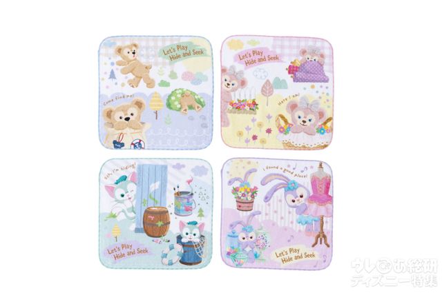 ミニタオル ¥2,600｜「ダッフィーたちのかくれんぼ（Let's Play Hide and Seek）」
