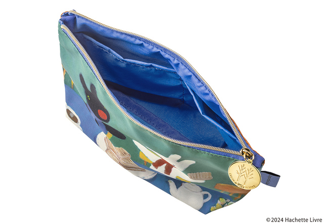 「シュガーバターの木 リサとガスパール コラボポーチセット 内ポケットもついて使い勝手抜群」＜価格：3,240円(本体価格3,000円)＞【「シュガーバターサンドの木×リサとガスパールのクリームブリュレ風」発売！描き下ろしアート缶やポーチセットも見逃せない！】