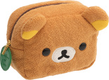 リラックマとカオルさん展限定 ぬいぐるみポーチ　各2,160円全2種