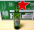 【麒麟麦酒 ハイネケン 330ml×24本 4998円】開栓してそのまま飲みたくなるスタイリッシュな瓶