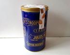 【コストコ　JULES BELGIAN BUTTER BISC（ジュールス バタービスケット）　475g　1298円】青を基調とした缶のパッケージから高級感が漂う