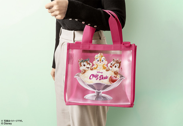 チップ&デール/クリアメッシュバッグ 2,090円|Disney SWEETS COLLECTION by 東京ばな奈